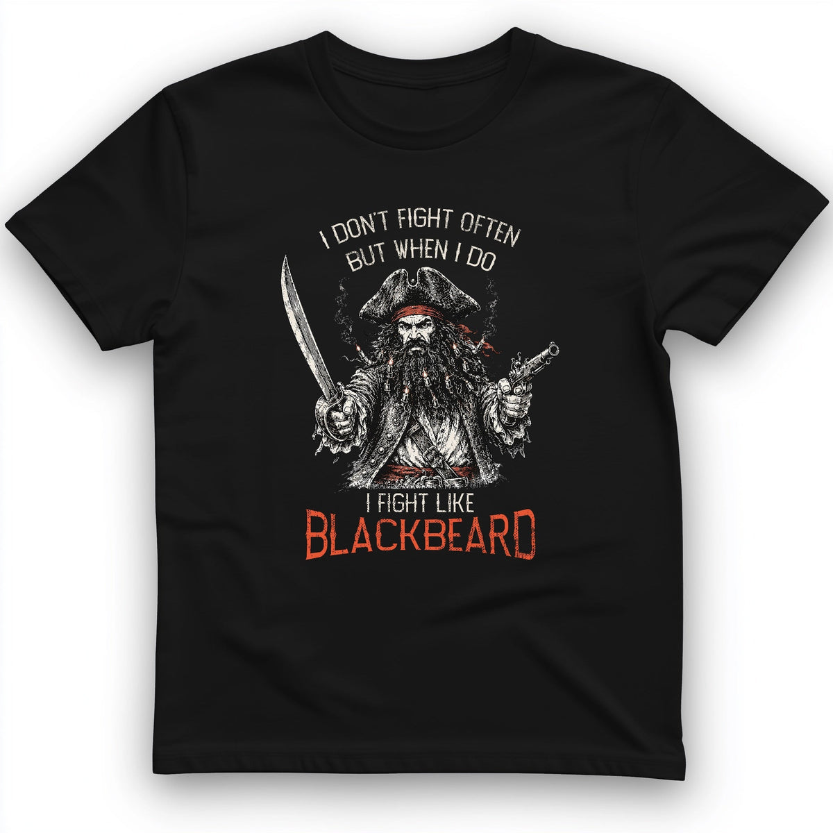 Blackbeard T-Shirt History Buff Gift