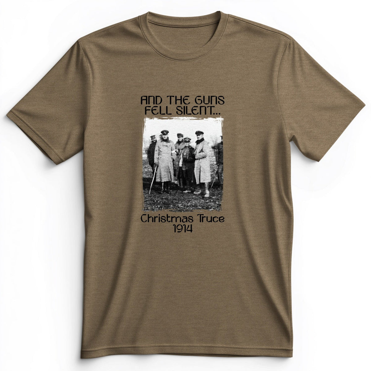 WWI Christmas Truce Premium T-Shirt - History Graphic Tee - Gift for History Buffs - Unisex