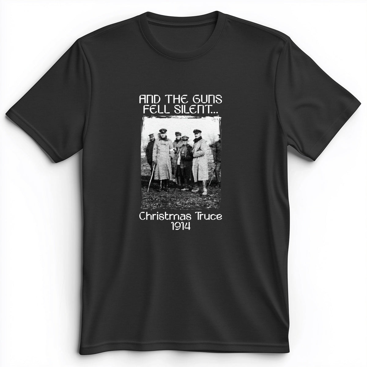 WWI Christmas Truce Premium T-Shirt - History Graphic Tee - Gift for History Buffs - Unisex
