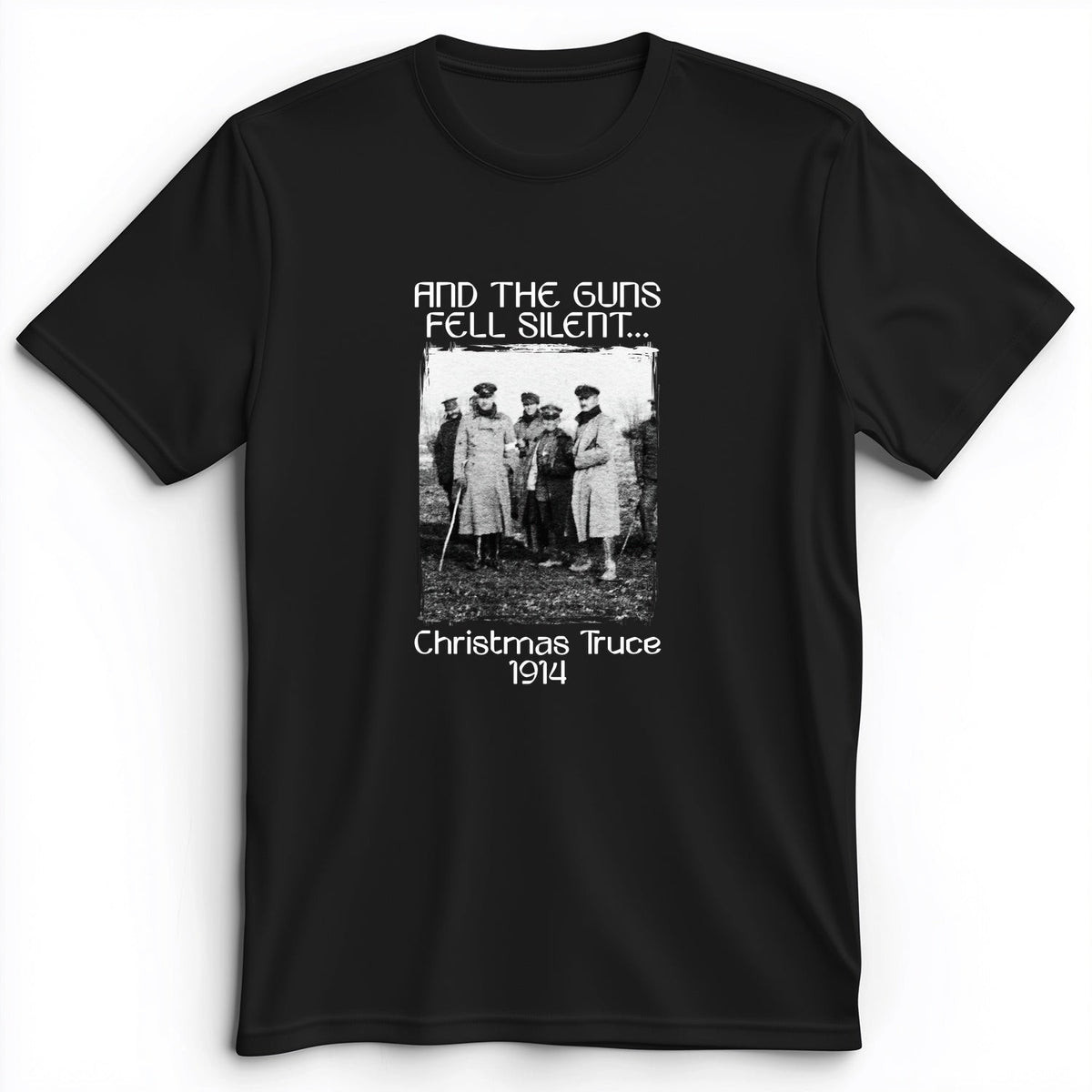 WWI Christmas Truce Premium T-Shirt - History Graphic Tee - Gift for History Buffs - Unisex