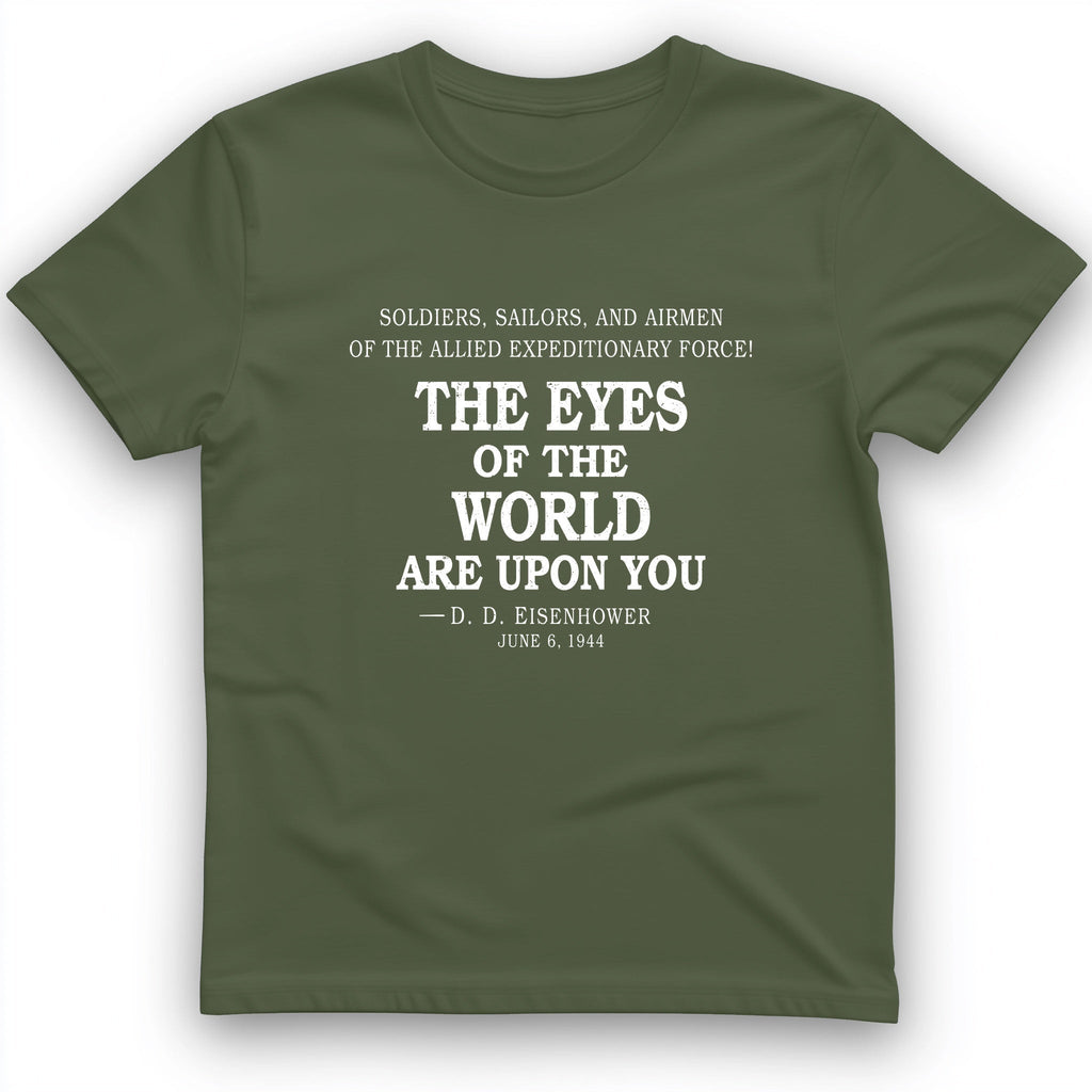 Eyes of the World T-Shirt - History Graphic Tee - Gift for History Buffs - Unisex