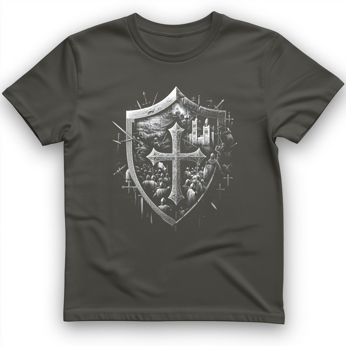 Crusader's Last Shield T-Shirt History Buff Gift