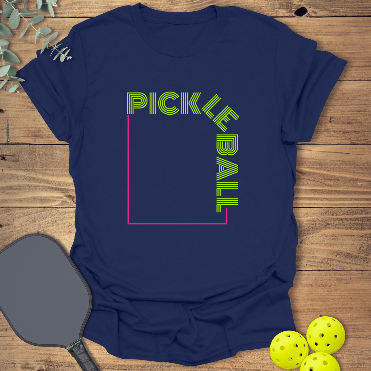 Pickleball Box Logo T-Shirt - Graphic Tee - Gift for Pickleball Players - Unisex