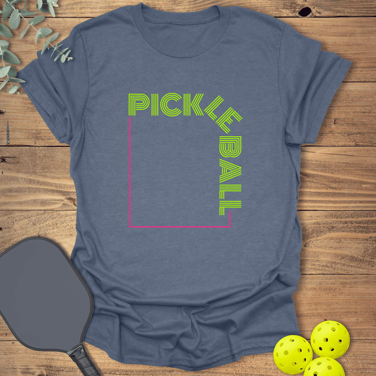 Pickleball Box Logo T-Shirt - Graphic Tee - Gift for Pickleball Players - Unisex