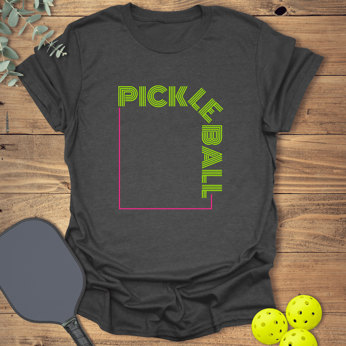 Pickleball Box Logo T-Shirt - Graphic Tee - Gift for Pickleball Players - Unisex