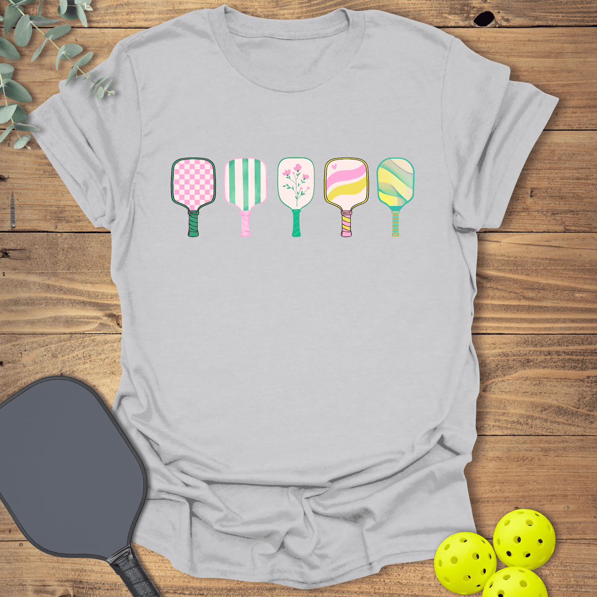 Paddles Pickleball T-Shirt - Graphic Tee - Gift for Pickleball Players - Unisex