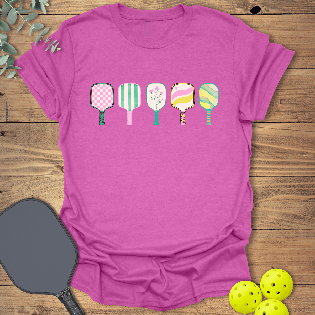 Paddles Pickleball T-Shirt - Graphic Tee - Gift for Pickleball Players - Unisex