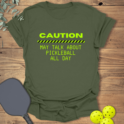 Talk About Pickleball T-Shirt - Graphic Tee - Gift for Pickleball Players - Unisex