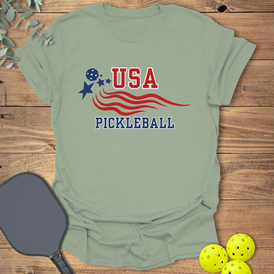 USA Pickleball T-Shirt - Graphic Tee - Gift for Pickleball Players - Unisex