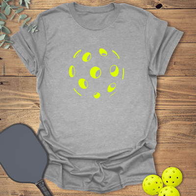 Pickleball Outline T-Shirt - Graphic Tee - Gift for Pickleball Players - Unisex
