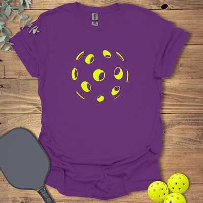 Pickleball Outline T-Shirt - Graphic Tee - Gift for Pickleball Players - Unisex