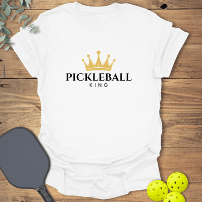 Pickleball King T-Shirt - Graphic Tee - Gift for Pickleball Players - Unisex