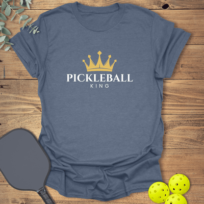Pickleball King T-Shirt - Graphic Tee - Gift for Pickleball Players - Unisex