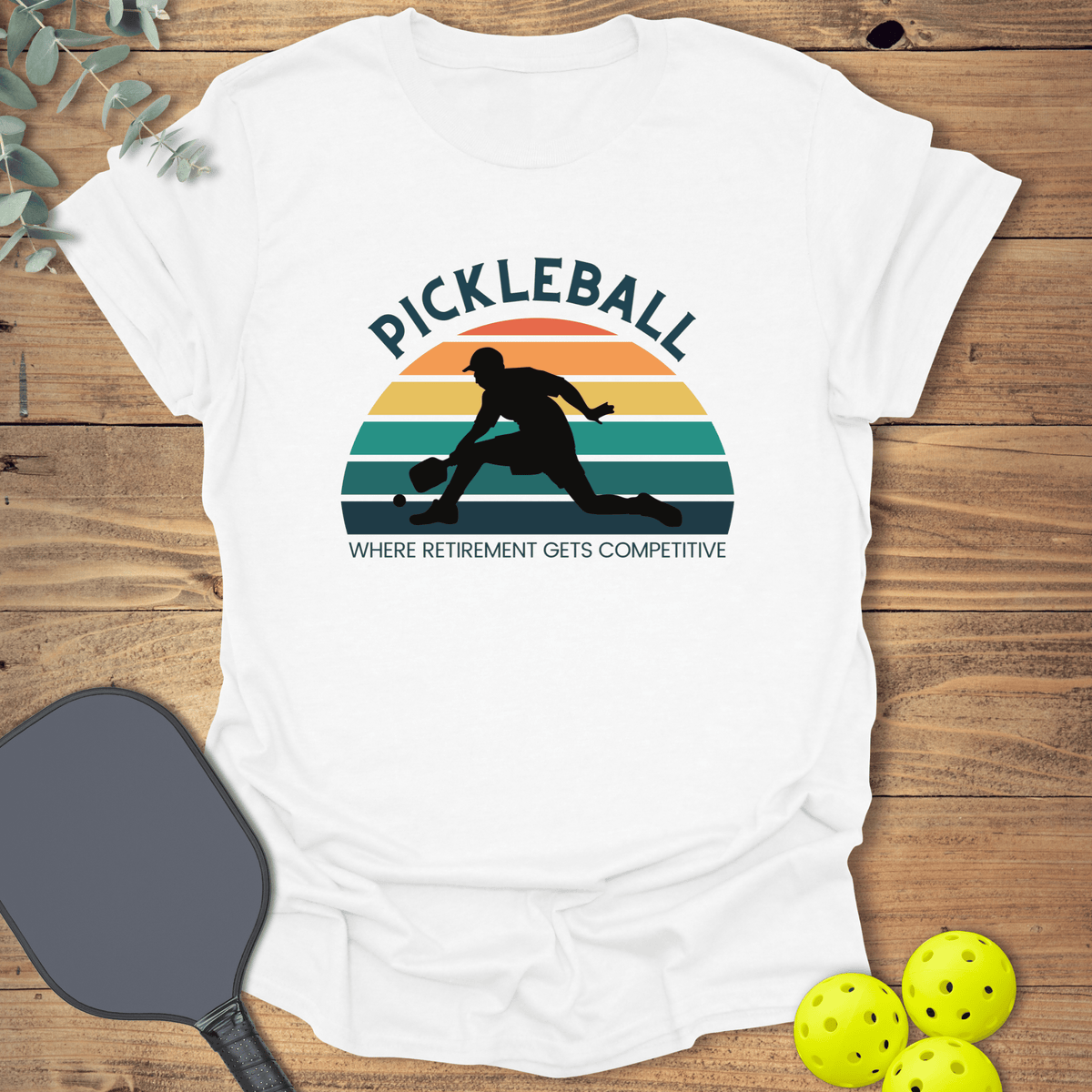 Retirement Pickleball T-Shirt - Graphic Tee - Gift for Pickleball Players - Unisex