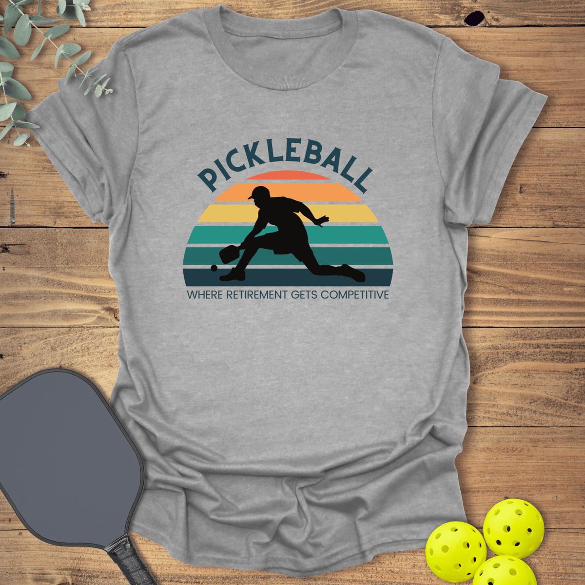 Retirement Pickleball T-Shirt - Graphic Tee - Gift for Pickleball Players - Unisex
