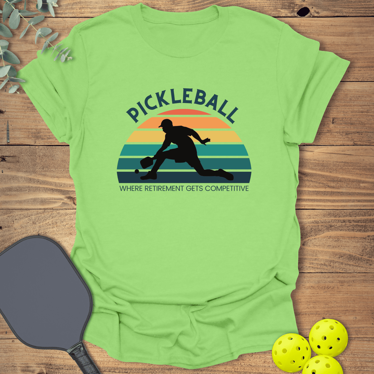 Retirement Pickleball T-Shirt - Graphic Tee - Gift for Pickleball Players - Unisex