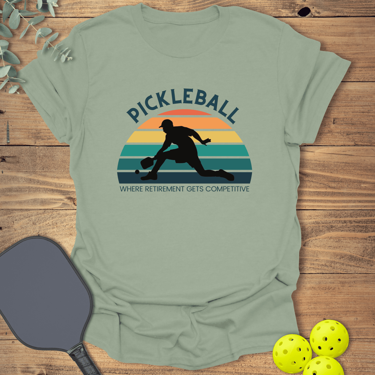 Retirement Pickleball T-Shirt - Graphic Tee - Gift for Pickleball Players - Unisex