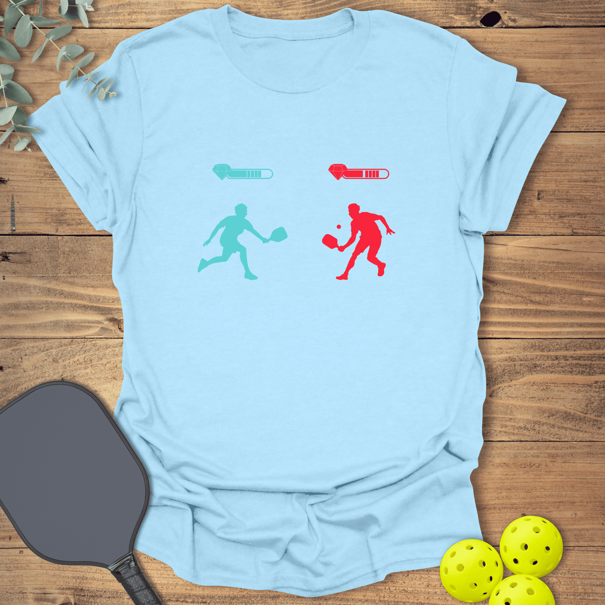 Pickleball Showdown T-Shirt - Graphic Tee - Gift for Pickleball Players - Unisex