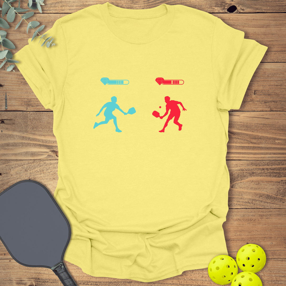 Pickleball Showdown T-Shirt - Graphic Tee - Gift for Pickleball Players - Unisex