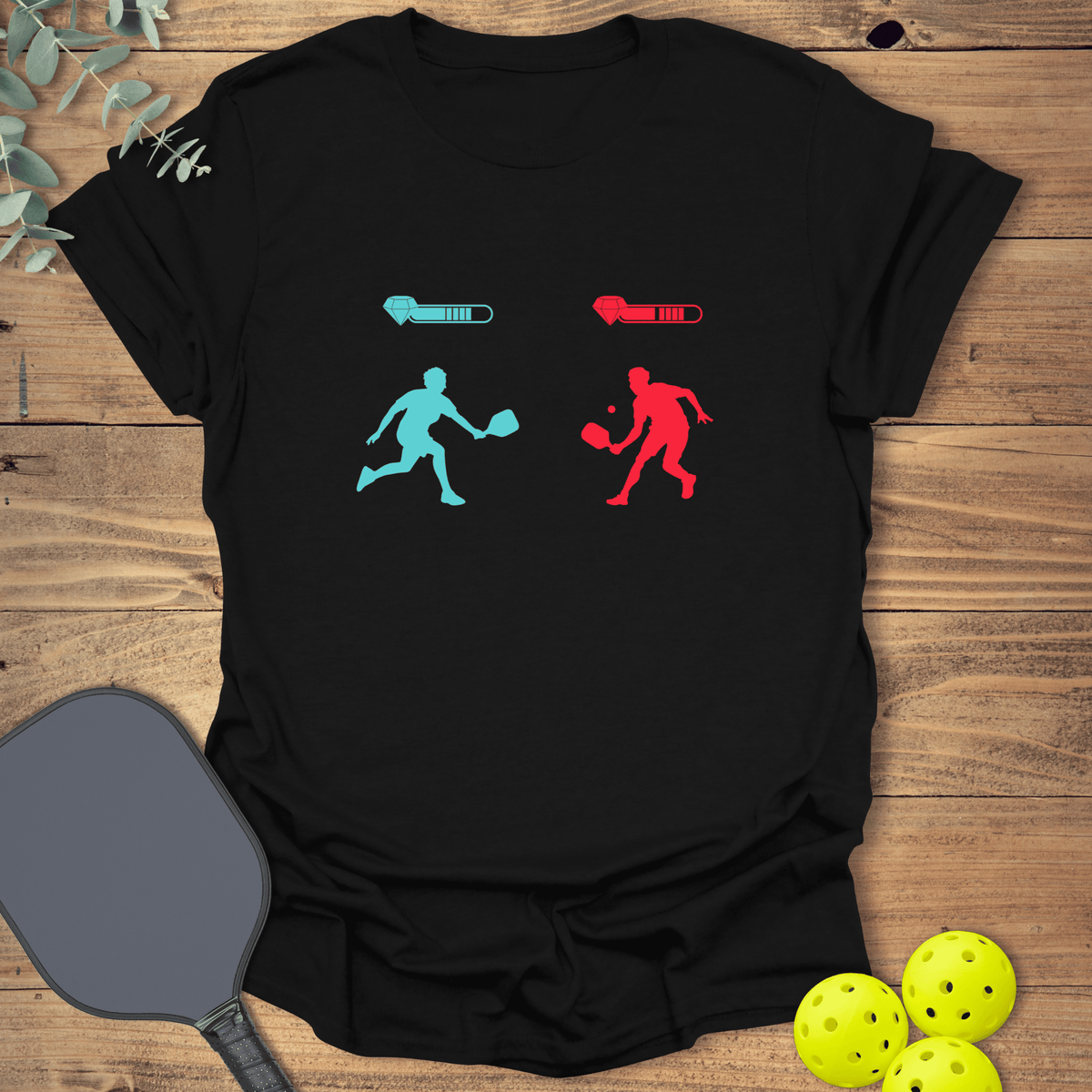Pickleball Showdown T-Shirt - Graphic Tee - Gift for Pickleball Players - Unisex