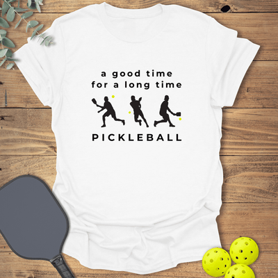 A Good Time Pickleball T-Shirt - Graphic Tee - Gift for Pickleball Players - Unisex