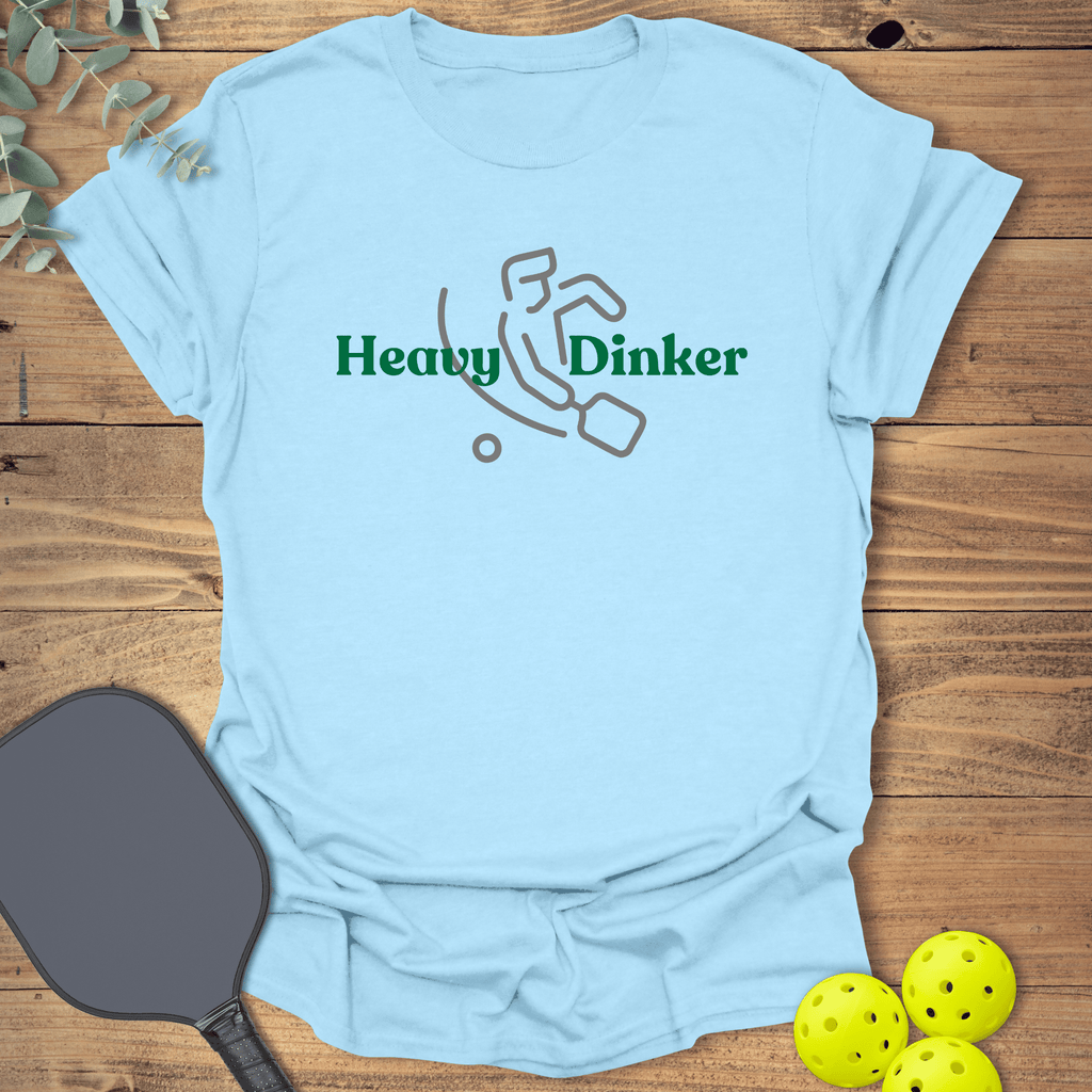 Heavy Dinker Pickleball T-Shirt - Graphic Tee - Gift for Pickleball Players - Unisex