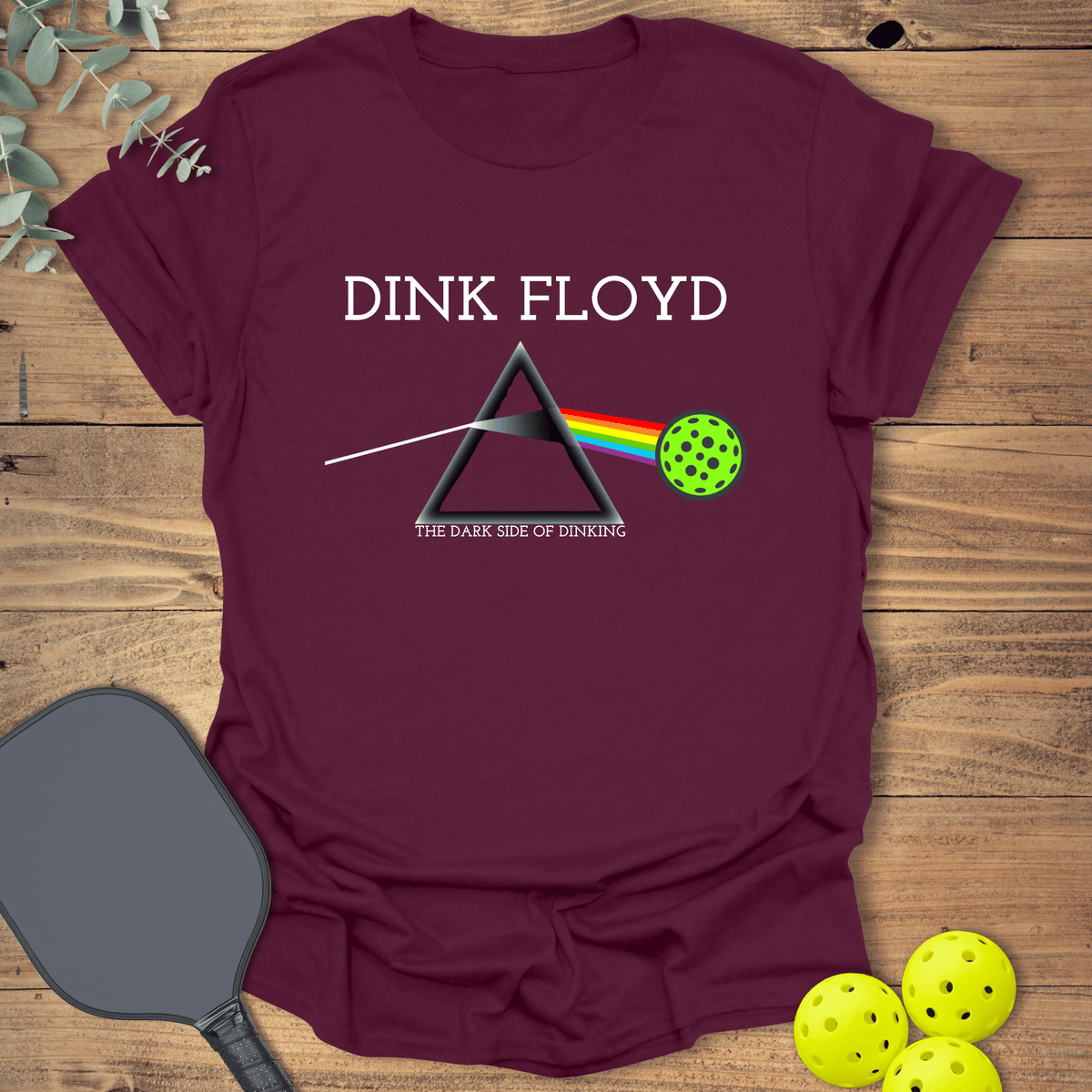 Dink Floyd Pickleball T-Shirt - Graphic Tee - Gift for Pickleball Players - Unisex