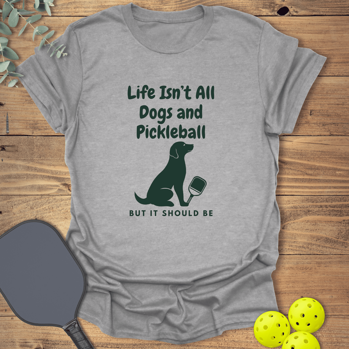 Labrador Pickleball T-Shirt - Graphic Tee - Gift for Pickleball Players - Unisex