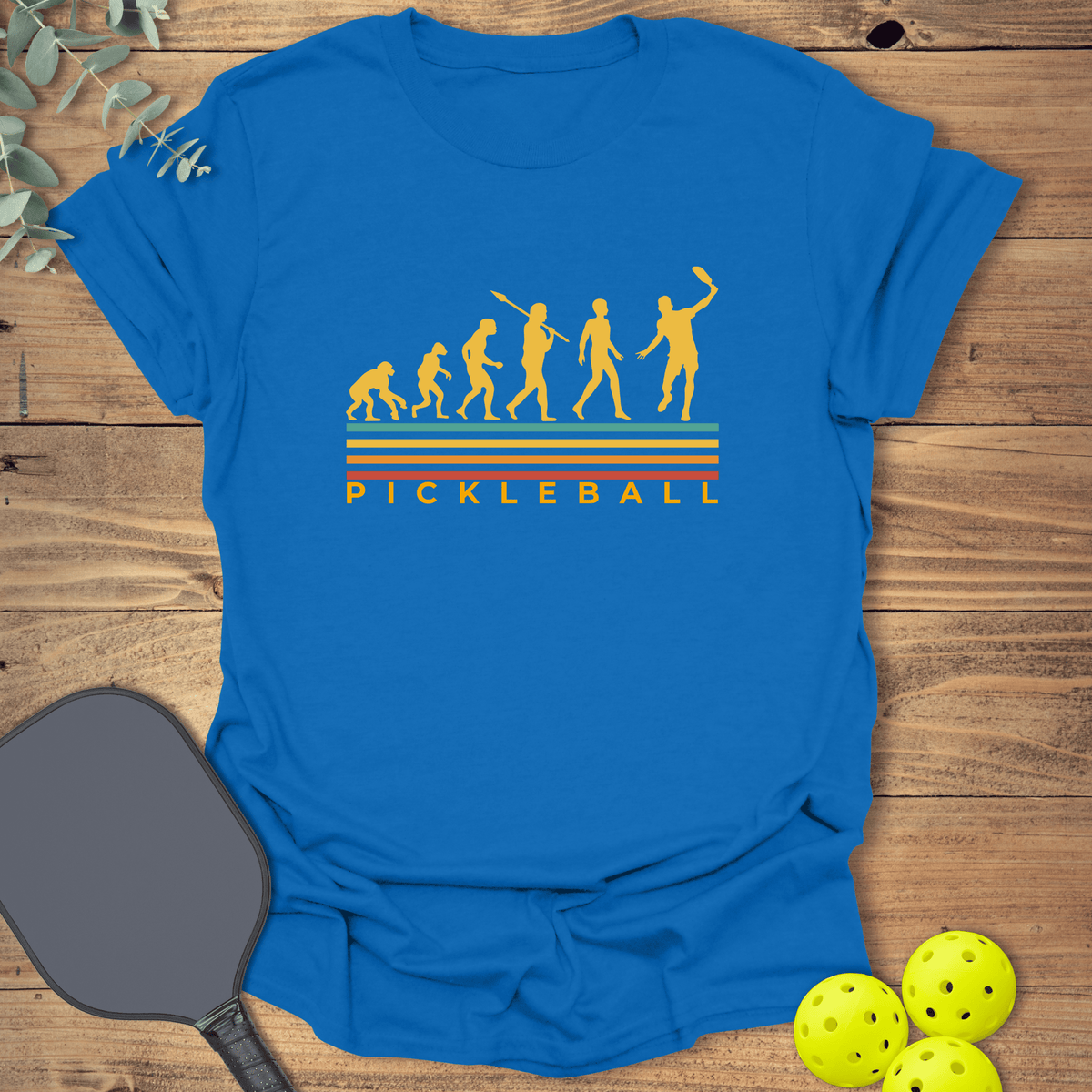 Pickleball Evolution T-Shirt - Graphic Tee - Gift for Pickleball Players - Unisex