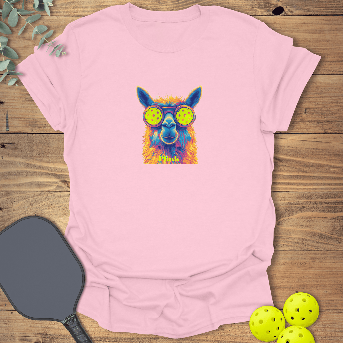 Llama Plink Pickleball T-Shirt - Graphic Tee - Gift for Pickleball Players - Unisex