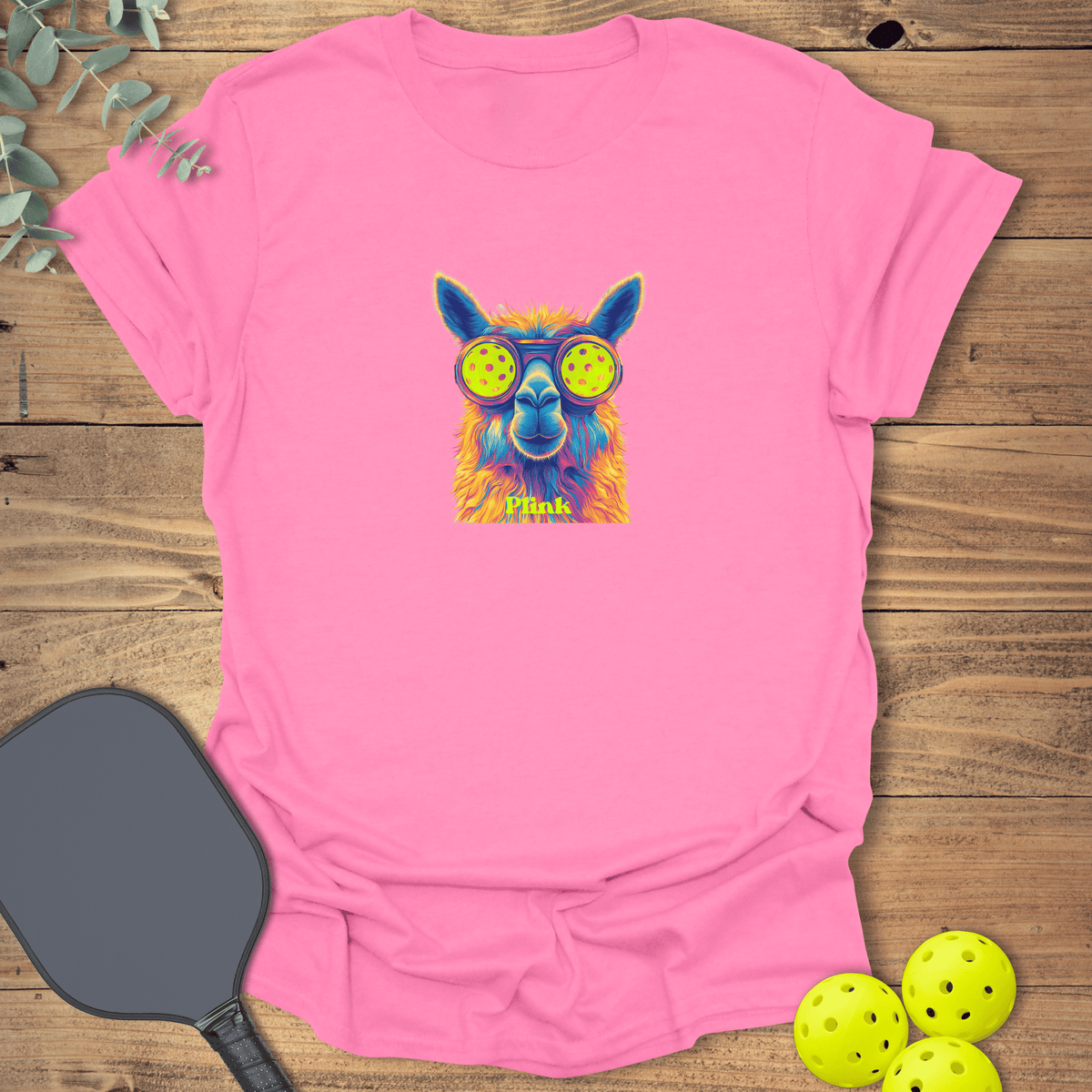 Llama Plink Pickleball T-Shirt - Graphic Tee - Gift for Pickleball Players - Unisex