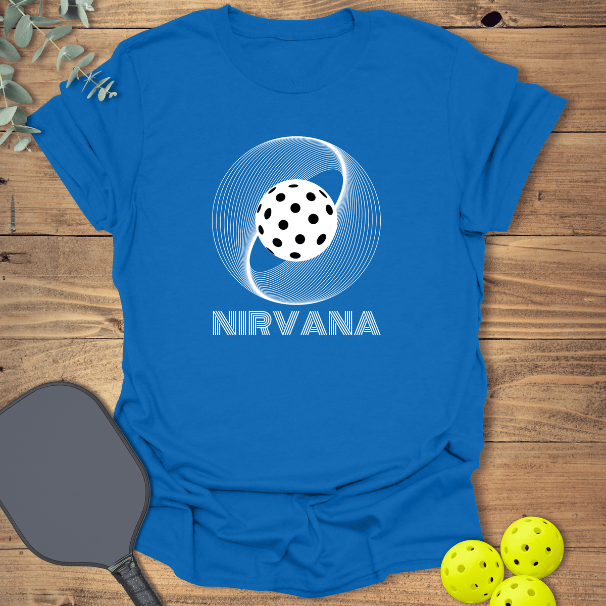 Nirvana Pickleball T-Shirt - Graphic Tee - Gift for Pickleball Players - Unisex