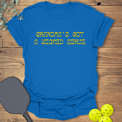 Grandma's Wicked Serve T-Shirt - Pickleball Graphic Tee - Gift for Pickleball Players - Unisex