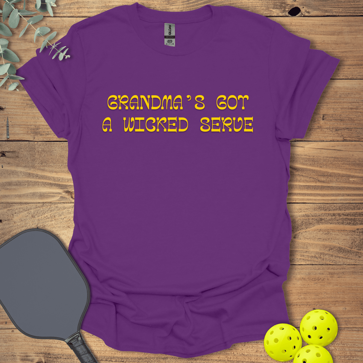 Grandma's Wicked Serve T-Shirt - Pickleball Graphic Tee - Gift for Pickleball Players - Unisex