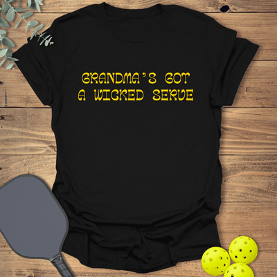 Grandma's Wicked Serve T-Shirt - Pickleball Graphic Tee - Gift for Pickleball Players - Unisex