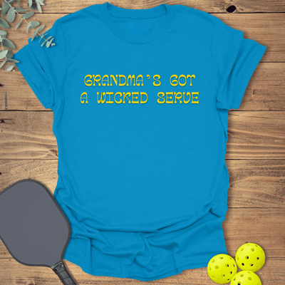 Grandma's Wicked Serve T-Shirt - Pickleball Graphic Tee - Gift for Pickleball Players - Unisex