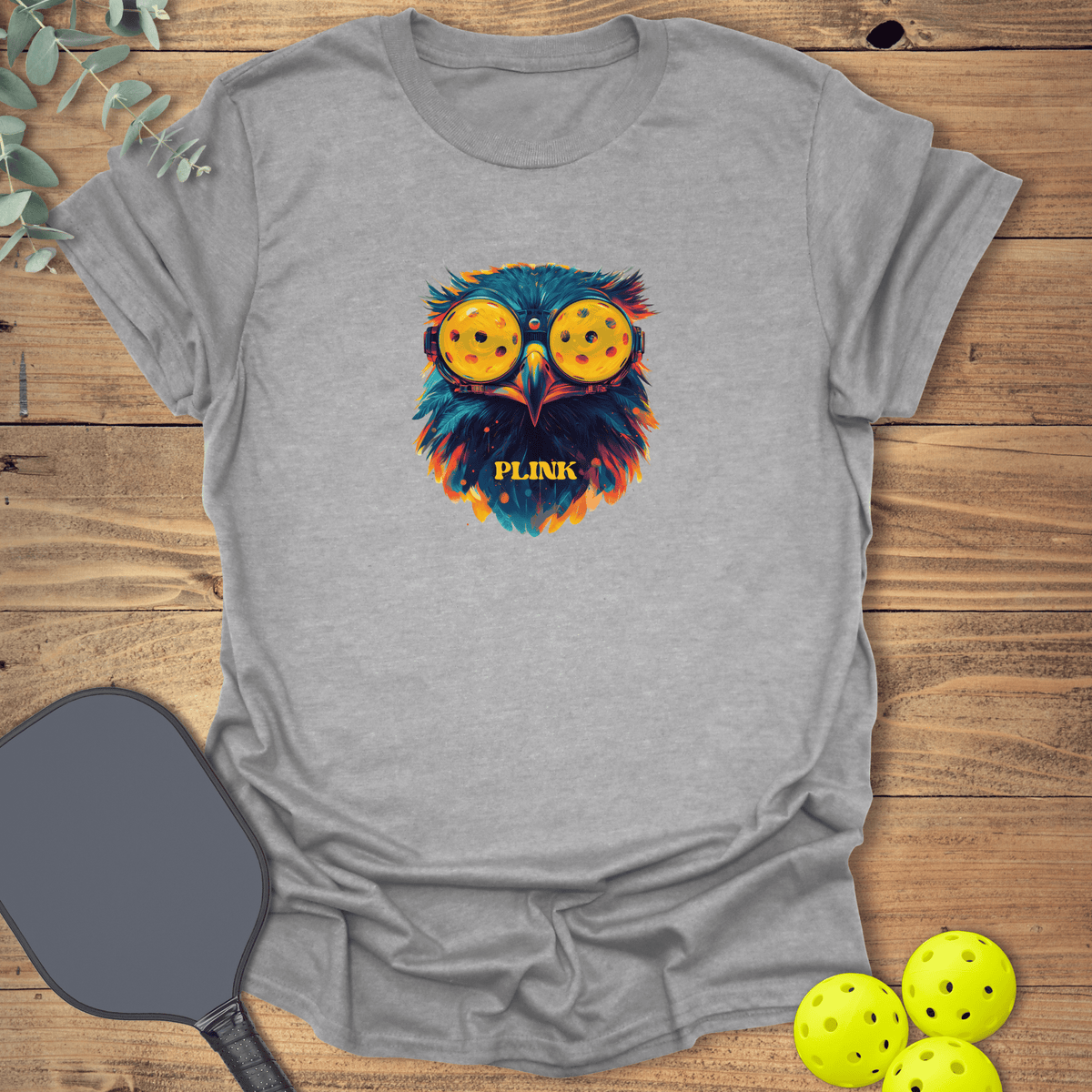 Pickleball Hawk T-Shirt - Graphic Tee - Gift for Pickleball Players - Unisex