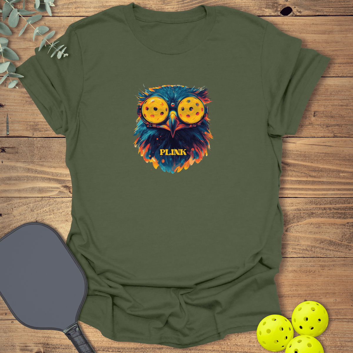 Pickleball Hawk T-Shirt - Graphic Tee - Gift for Pickleball Players - Unisex