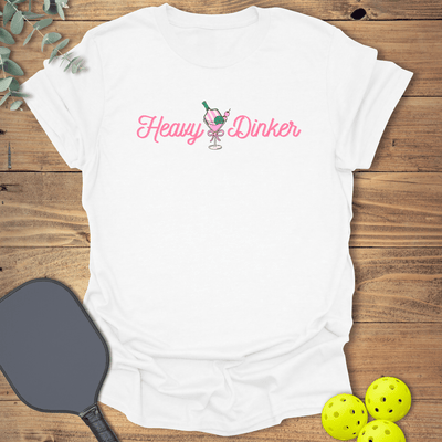Heavy Dinker Girlie T-Shirt - Pickleball Graphic Tee - Gift for Pickleball Players - Unisex