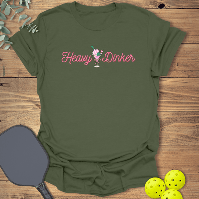 Heavy Dinker Girlie T-Shirt - Pickleball Graphic Tee - Gift for Pickleball Players - Unisex