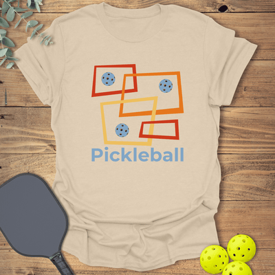 Retro Boxes Pickleball T-Shirt - Graphic Tee - Gift for Pickleball Players - Unisex