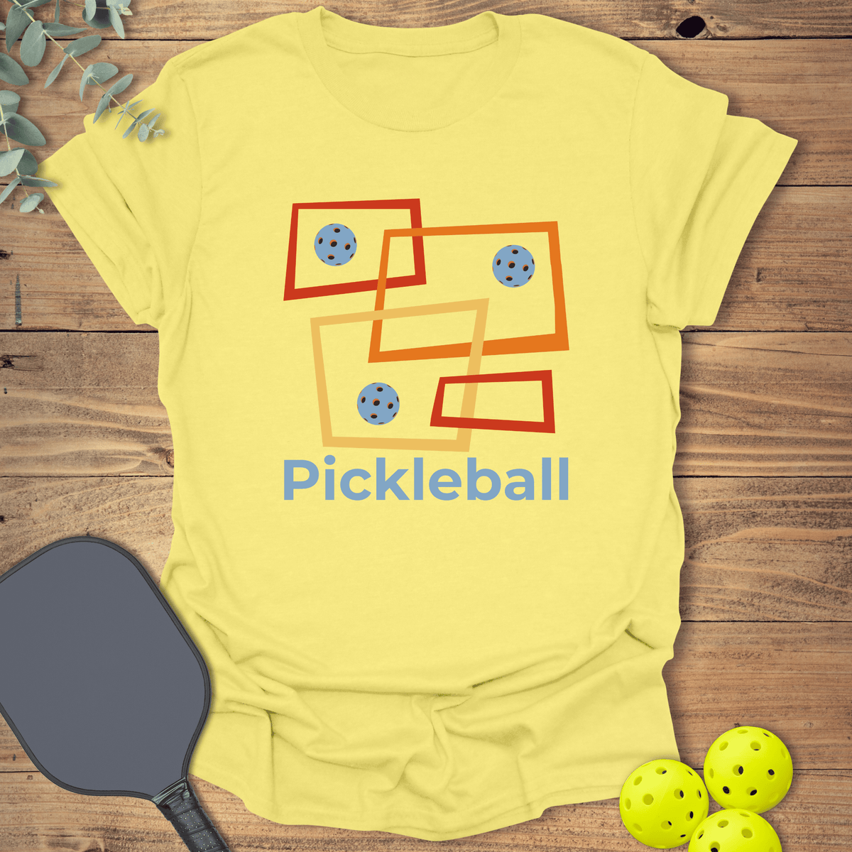 Retro Boxes Pickleball T-Shirt - Graphic Tee - Gift for Pickleball Players - Unisex