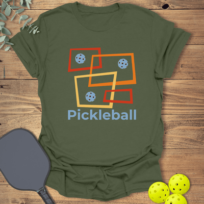 Retro Boxes Pickleball T-Shirt - Graphic Tee - Gift for Pickleball Players - Unisex