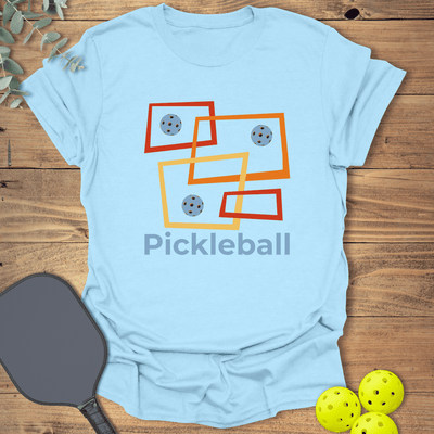 Retro Boxes Pickleball T-Shirt - Graphic Tee - Gift for Pickleball Players - Unisex