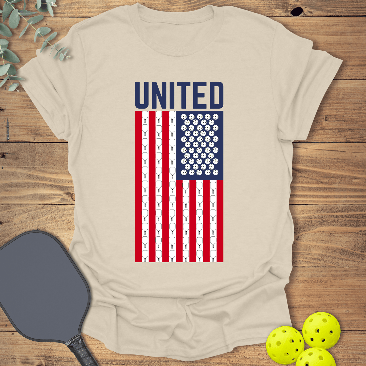 United Pickleball T-Shirt - Graphic Tee - Gift for Pickleball Players - Unisex