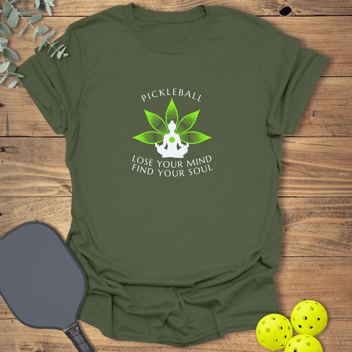 Find Your Soul Pickleball T-Shirt - Graphic Tee - Gift for Pickleball Players - Unisex