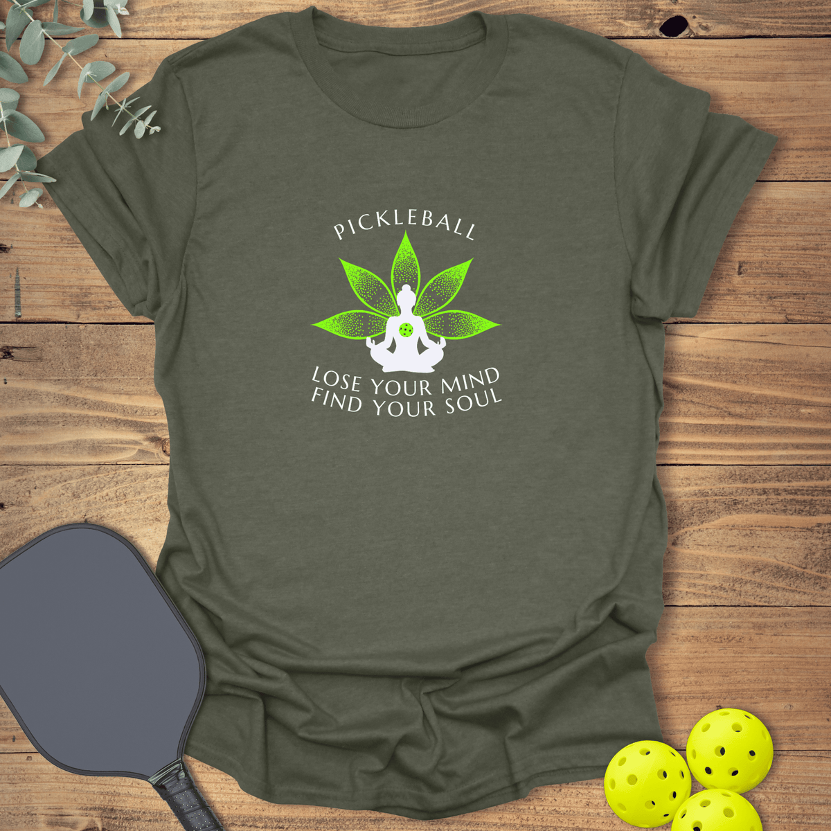 Find Your Soul Pickleball T-Shirt - Graphic Tee - Gift for Pickleball Players - Unisex