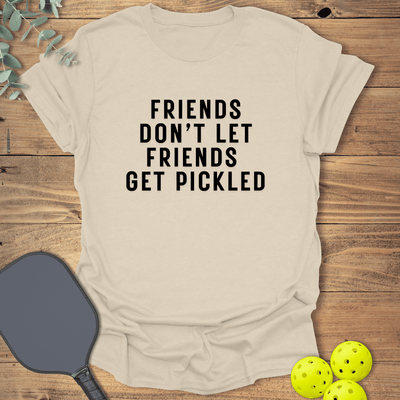 Friends Get Pickled 2 T-Shirt - Pickleball Graphic Tee - Gift for Pickleball Players - Unisex