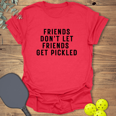 Friends Get Pickled 2 T-Shirt - Pickleball Graphic Tee - Gift for Pickleball Players - Unisex