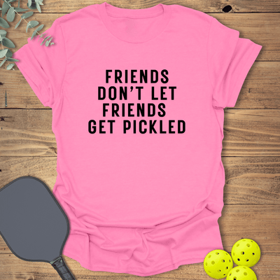 Friends Get Pickled 2 T-Shirt - Pickleball Graphic Tee - Gift for Pickleball Players - Unisex